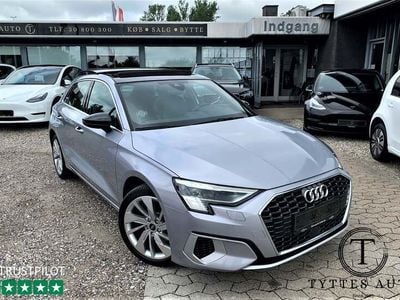 Sølvmetal Brugt 2021 Audi A3 Sportback e-tron Prestige Sedan | 269.800 kr. (Lidt for dyr)