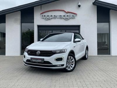 Hvid Brugt 2021 VW T-Roc Cabriolet R-line Cabriolet | 369.800 kr.