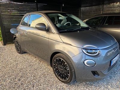 Grå Brugt 2021 Fiat 500e La Prima Cabriolet | 139.000 kr.