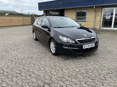 Sort Brugt 2015 Peugeot 308 Active Stationcar | 59.990 kr. (Dyr)
