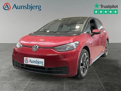 Brugt VW ID.3 Pro 106 kW (145 HK) 2022 Rød metal Hatchback