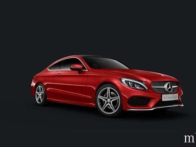 Brugt Mercedes C220 AMG line 170 HK (125 kW) 2016 Rødmetal Coupe