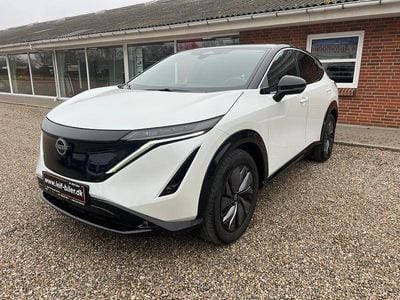 White pearl / black Brugt 2022 Nissan Ariya Advance SUV | 269.900 kr. (Fair pris)