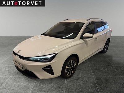 Hvid Ny 2025 MG MG5 EV Comfort Stationcar | 162.700 kr. (Fair pris)