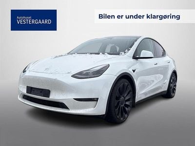 Brugt Tesla Model Y Performance 392 kW (534 HK) 2023 Hvid SUV