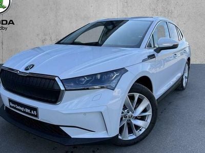 Moon white Brugt 2021 Skoda Enyaq iV Lodge SUV | 259.900 kr. (Dyr)