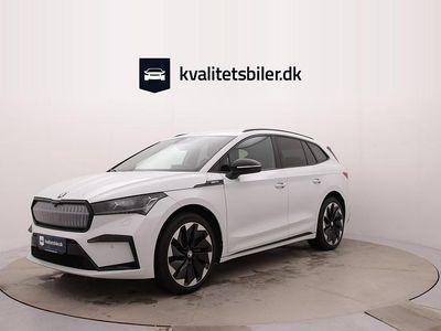Brugt Skoda Enyaq iV SportLine 194 kW (265 HK) 2023 Hvidmetal SUV