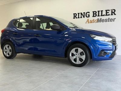 Blå Brugt 2021 Dacia Sandero Essentiel Hatchback | 109.800 kr. (Fair pris)