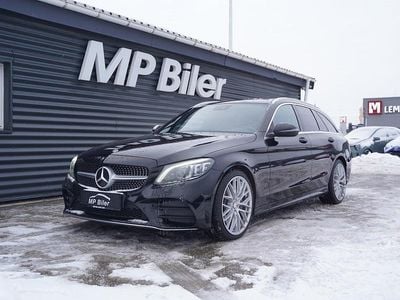 Brugt Mercedes C300 AMG line 245 HK (180 kW) 2019 Sortmetal Stationcar