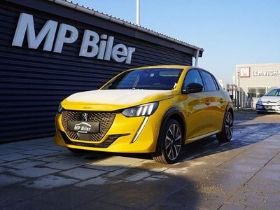Gul Brugt 2022 Peugeot e-208 GT Hatchback | 139.700 kr. (Fair pris)