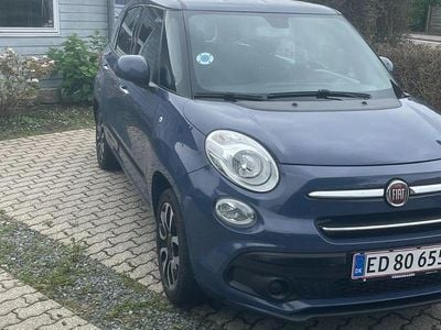 Blåmetal Brugt 2018 Fiat 500L Family MPV | 74.900 kr. (Fair pris)