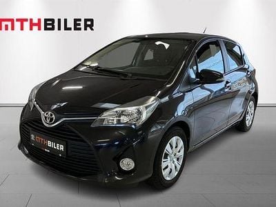Ash grey Brugt 2014 Toyota Yaris T2 Hatchback | 74.900 kr. (Dyr)