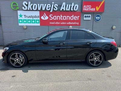 Sort Brugt 2016 Mercedes C200 AMG line Sedan | 169.900 kr. (Fair pris)