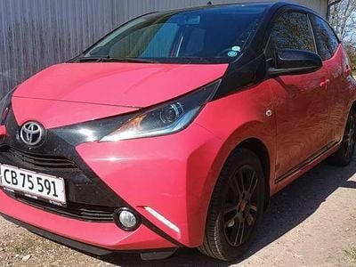 Brugt Toyota Aygo X-cite 69 HK (50 kW) 2018 Rød Hatchback