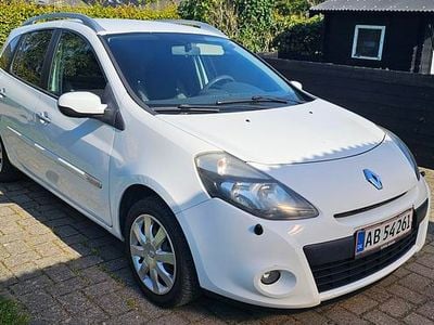Hvid Brugt 2012 Renault Clio GrandTour Authentique Stationcar | 29.500 kr. (Super pris)