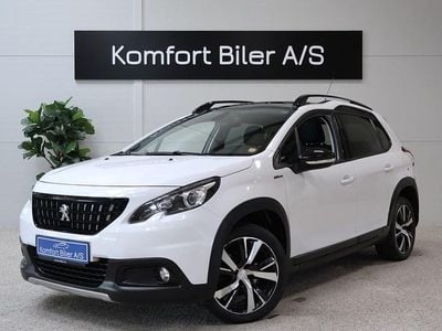 Hvid Brugt 2018 Peugeot 2008 GT-line SUV | 89.900 kr. (Fair pris)