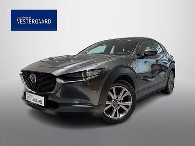 Grå Brugt 2019 Mazda CX-30 Cosmo SUV | 194.900 kr.