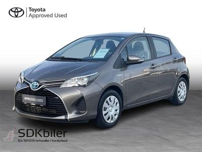 Koksmetal Brugt 2017 Toyota Yaris Hybrid H2 Hatchback | 124.900 kr. (Fair pris)