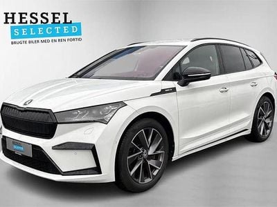 Hvid Brugt 2022 Skoda Enyaq iV SportLine SUV | 272.900 kr. (Fair pris)