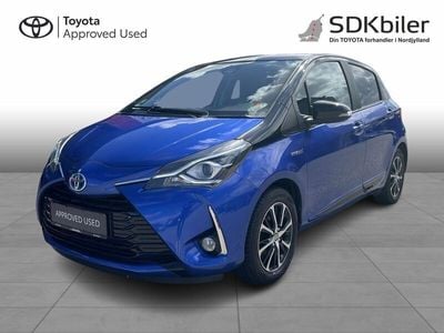 Blåmetal Brugt 2018 Toyota Yaris Hybrid H3 Hatchback | 124.900 kr. (Fair pris)
