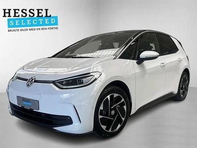 Glacier white m. sort tag Ny 2025 VW ID.3 Style Hatchback | 264.800 kr.