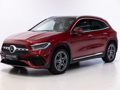 Farve: rødmetal Brugt 2021 Mercedes GLA250 AMG line SUV | 329.900 kr. (Lidt for dyr)