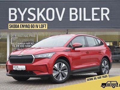 Rødmetal Brugt 2022 Skoda Enyaq iV Loft SUV | 199.995 kr. (Fair pris)