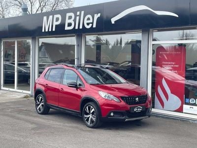Bordeauxmetal Brugt 2019 Peugeot 2008 GT-line SUV | 134.900 kr. (Fair pris)