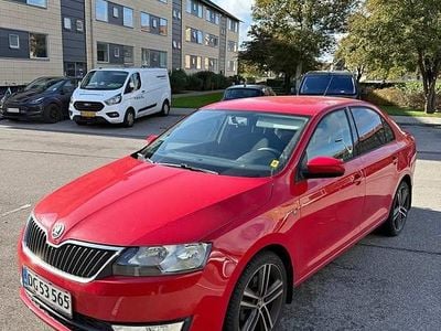 Rød Brugt 2014 Skoda Rapid Hatchback | 69.000 kr. (God pris)