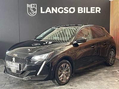 Brugt Peugeot e-208 Active 100 kW (136 HK) 2022 Sort Hatchback