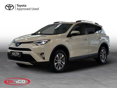 070 pearl white Brugt 2018 Toyota RAV4 Hybrid H3 SUV | 199.900 kr. (God pris)