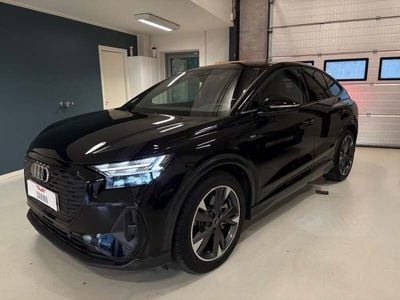 Sort Brugt 2022 Audi Q4 Sportback e-tron S-Line SUV | 339.900 kr. (God pris)