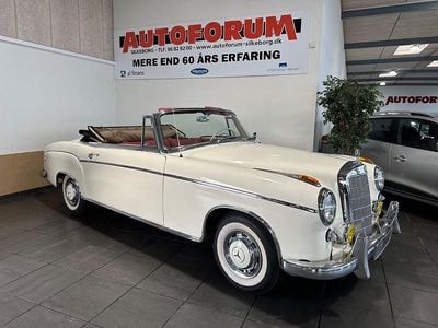 Hvid Brugt 1958 Mercedes 220 Cabriolet | 649.900 kr.
