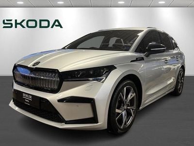 Sølvmetal Brugt 2023 Skoda Enyaq iV SportLine SUV | 334.900 kr. (Fair pris)