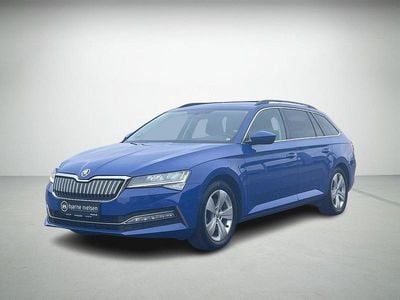 Brugt Skoda Superb 218 HK (160 kW) 2021 Blå Stationcar