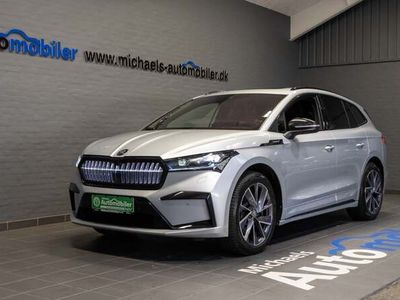 Sølvmetal Brugt 2021 Skoda Enyaq iV SportLine SUV | 349.900 kr. (Fair pris)