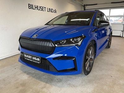 Mørkblå Brugt 2022 Skoda Enyaq iV SportLine SUV | 219.900 kr. (Super pris)