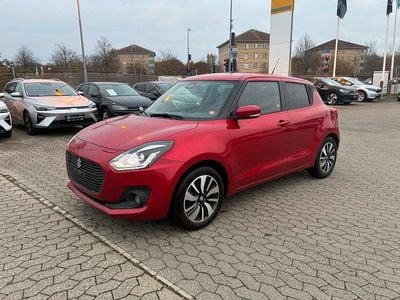 Rødmetal Brugt 2018 Suzuki Swift Exclusive Hatchback | 119.900 kr. (Fair pris)