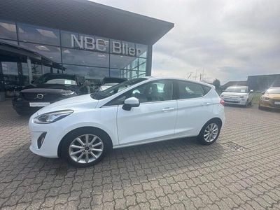Hvid Brugt 2019 Ford Fiesta Titanium Hatchback | 99.780 kr. (God pris)