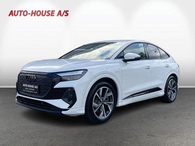 Hvidmetal Brugt 2023 Audi Q4 Sportback e-tron S-Line SUV | 284.900 kr. (Super pris)