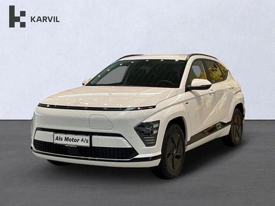Hvid Ny 2025 Hyundai Kona Blackline SUV | 264.900 kr. (Lidt for dyr)