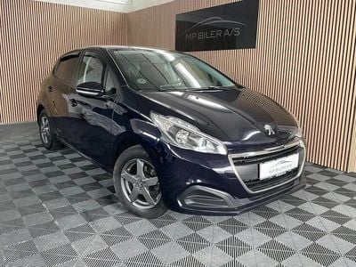 Mørkblåmetal Brugt 2019 Peugeot 208 Active Hatchback | 64.500 kr. (Fair pris)