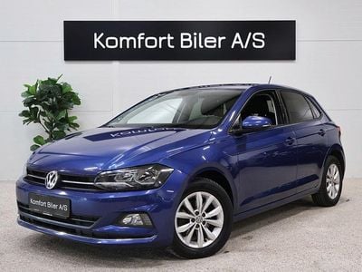 Blåmetal Brugt 2018 VW Polo Highline Hatchback | 129.800 kr. (Fair pris)