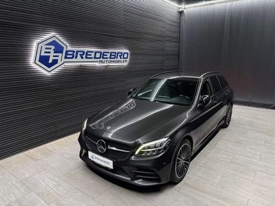 Brunmetal Brugt 2017 Mercedes C220 AMG line Stationcar | 289.500 kr.