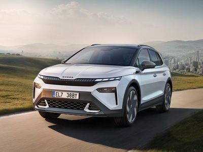 Hvidmetal Ny 2025 Skoda Elroq First Edition SUV | 374.995 kr. (Fair pris)