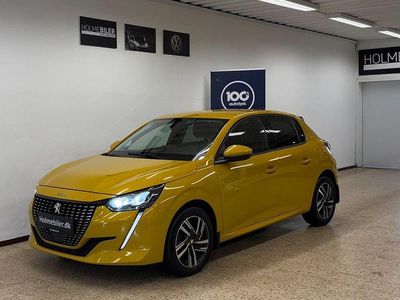 Gul Brugt 2021 Peugeot 208 Allure Hatchback | 109.800 kr. (Fair pris)