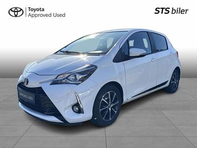 Hvid Brugt 2019 Toyota Yaris T3 Hatchback | 109.995 kr.