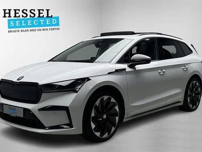 Hvid Brugt 2021 Skoda Enyaq iV SportLine SUV | 269.900 kr. (Lidt for dyr)