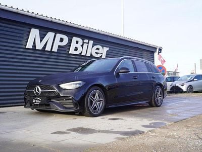 Brugt Mercedes C220 AMG line 200 HK (147 kW) 2022 Sortmetal Stationcar