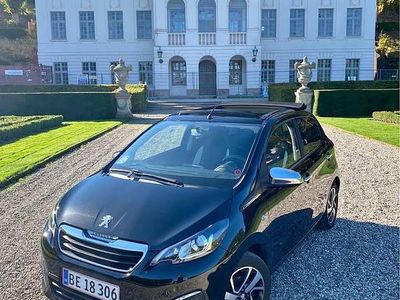 Brugt Peugeot 108 69 HK (50 kW) 2016 Sort Hatchback